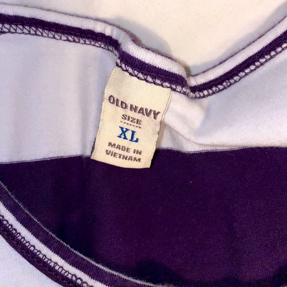 Purple Striped Dress - Picture 2 of 3